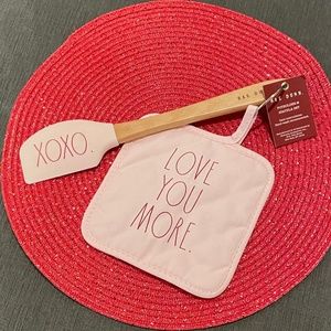 Rae Dunn Potholder & Spatula Set
